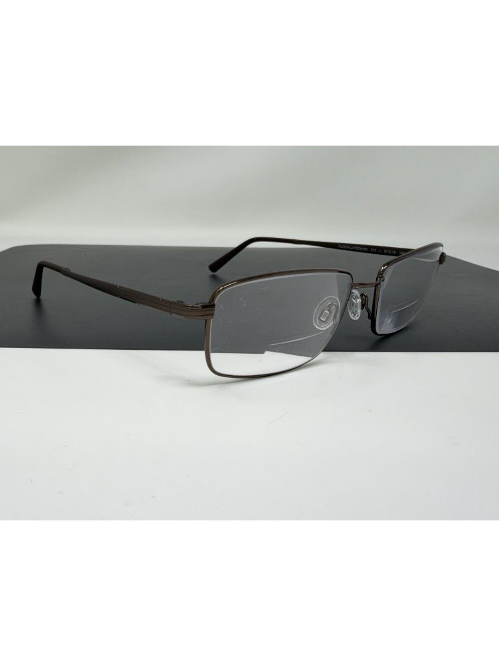 FLEXON LARSEN 600 210 BROWN AUTHENTIC EYEGLASSES 57-18